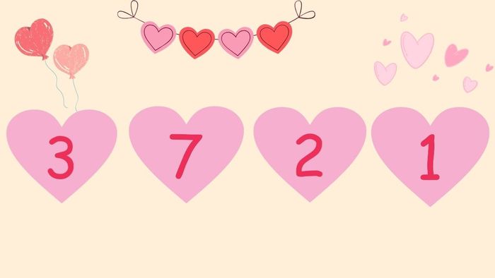 3721 có ý nghĩa gì trong tình yêu?